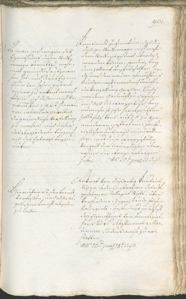 Stadtarchiv Bozen - BOhisto Ratsprotokoll 1783/85 