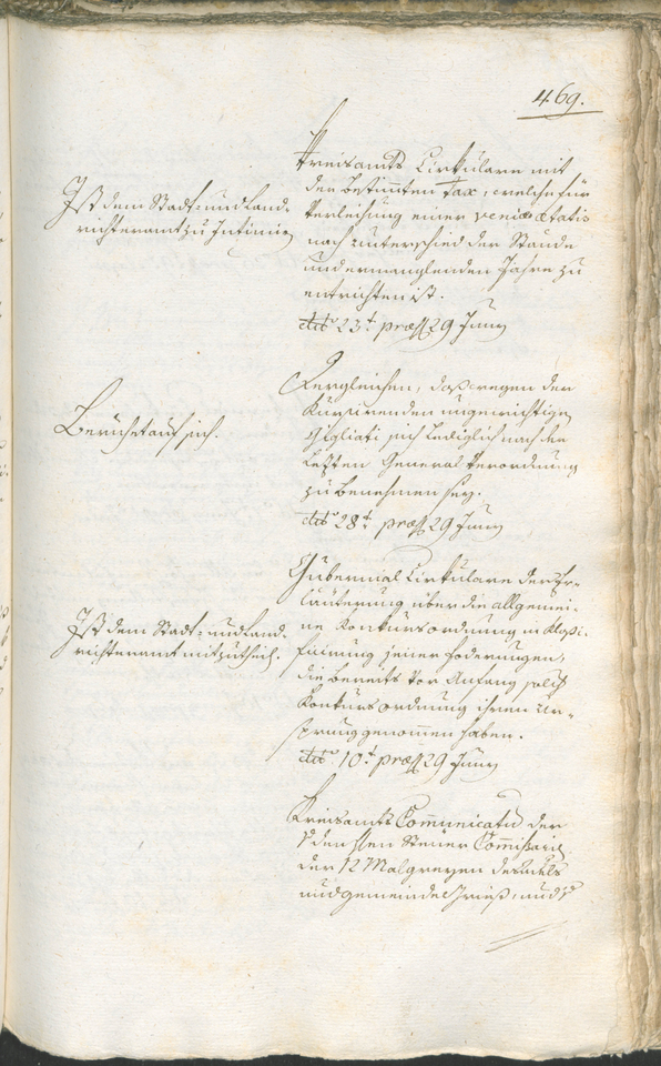 Civic Archives of Bozen-Bolzano - BOhisto Ratsprotokoll 1783/85 