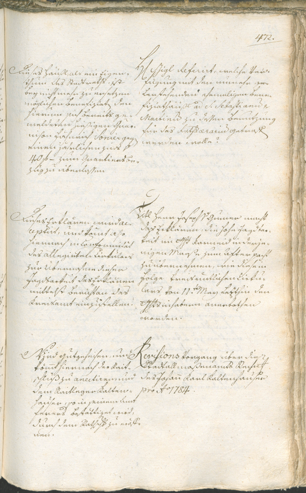 Archivio Storico della Città di Bolzano - BOhisto protocollo consiliare 1783/85 