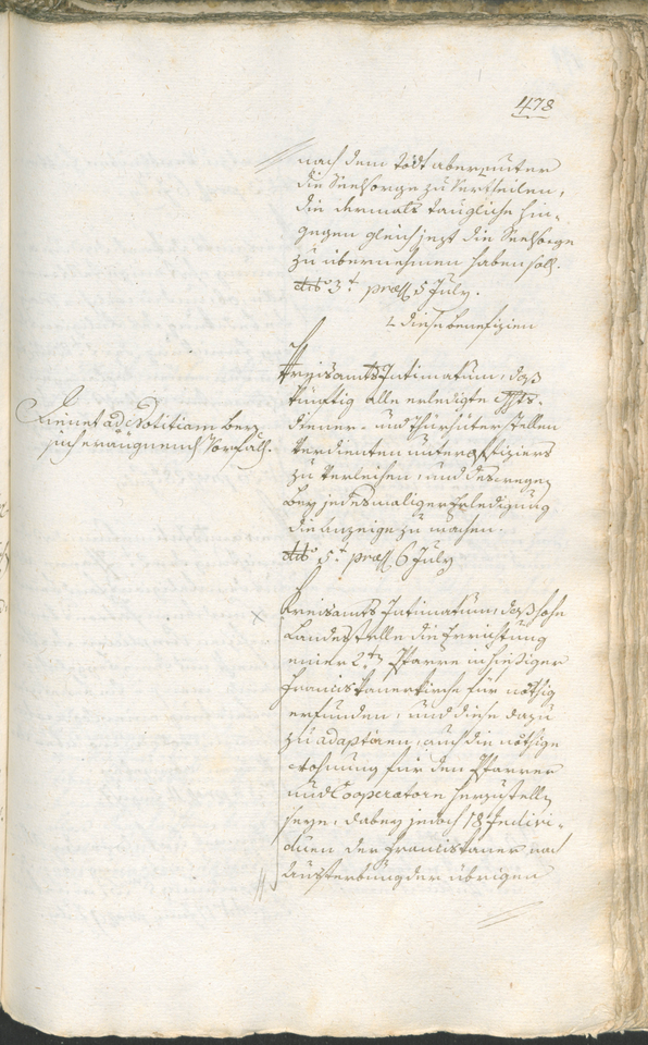 Archivio Storico della Città di Bolzano - BOhisto protocollo consiliare 1783/85 