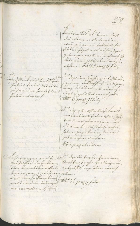 Civic Archives of Bozen-Bolzano - BOhisto Ratsprotokoll 1783/85 