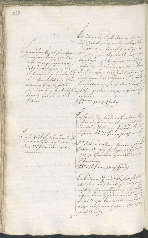 Civic Archives of Bozen-Bolzano - BOhisto Ratsprotokoll 1783/85 