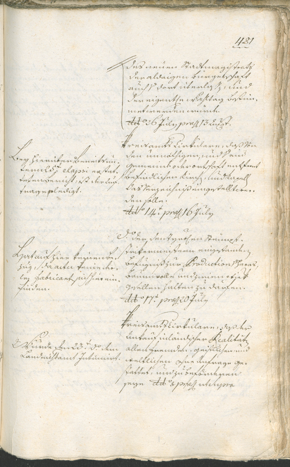 Civic Archives of Bozen-Bolzano - BOhisto Ratsprotokoll 1783/85 