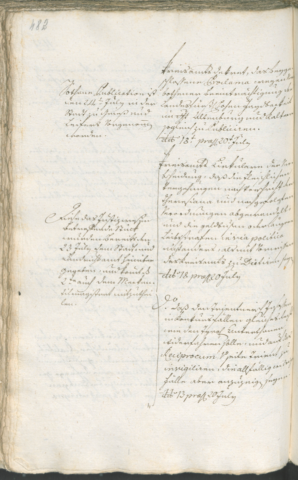 Civic Archives of Bozen-Bolzano - BOhisto Ratsprotokoll 1783/85 