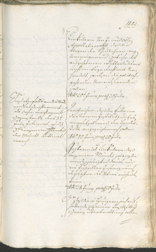 Archivio Storico della Città di Bolzano - BOhisto protocollo consiliare 1783/85 