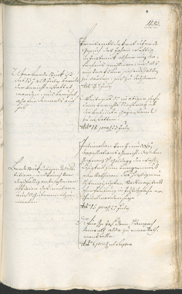 Civic Archives of Bozen-Bolzano - BOhisto Ratsprotokoll 1783/85 