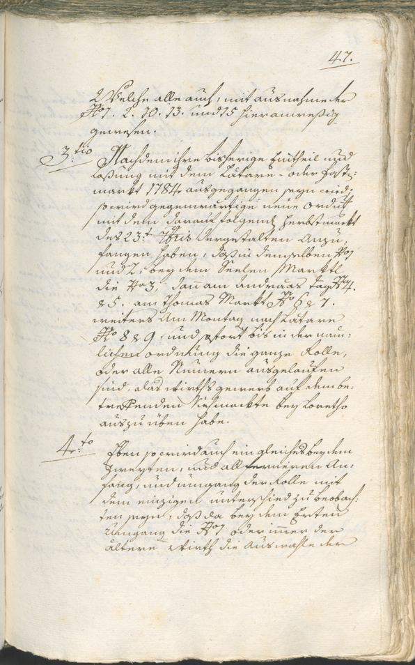 Stadtarchiv Bozen - BOhisto Ratsprotokoll 1783/85 