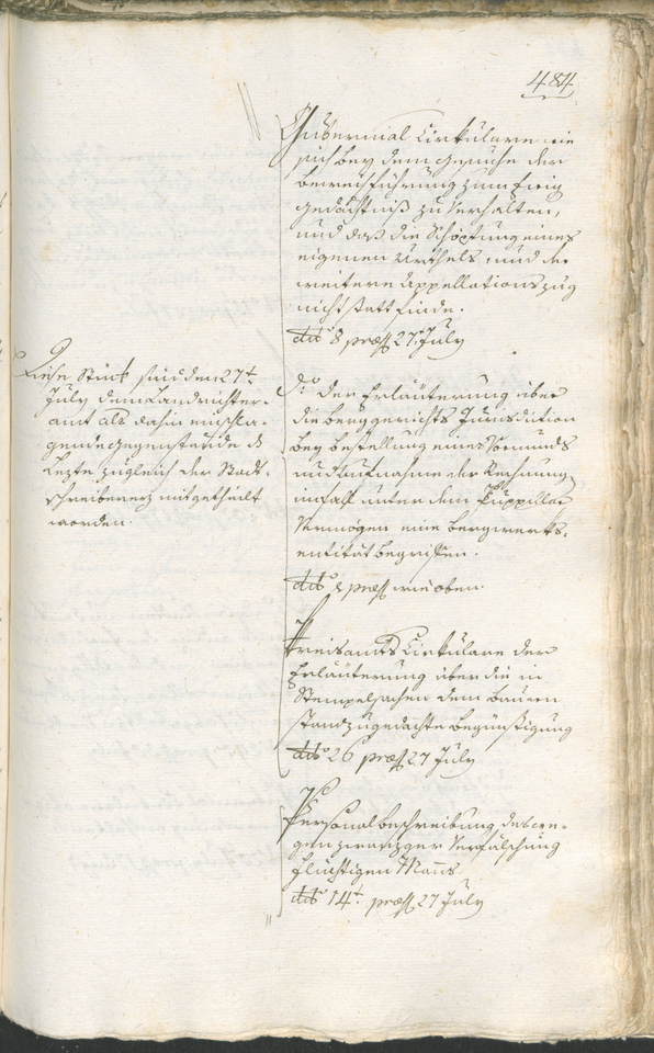 Civic Archives of Bozen-Bolzano - BOhisto Ratsprotokoll 1783/85 