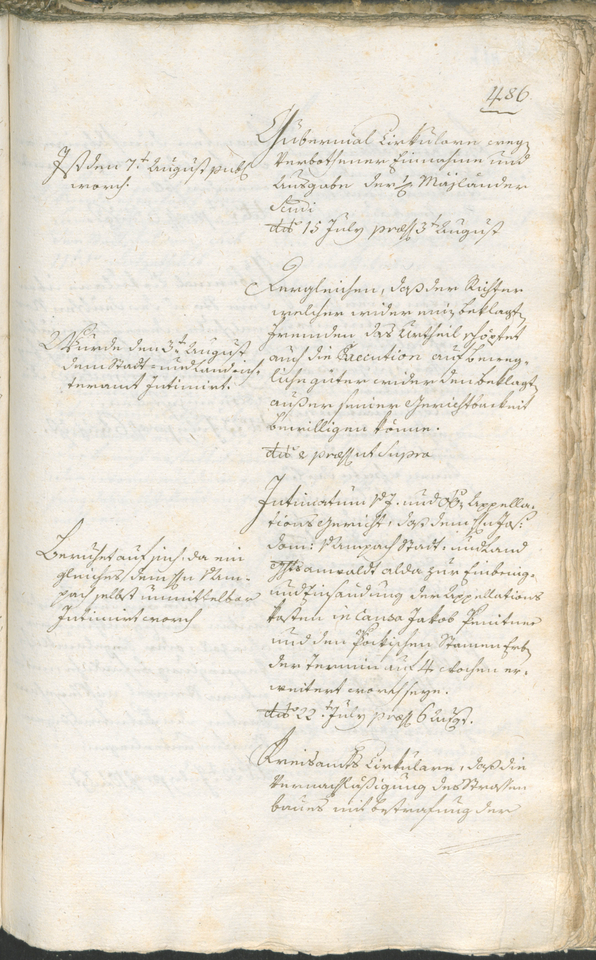 Civic Archives of Bozen-Bolzano - BOhisto Ratsprotokoll 1783/85 