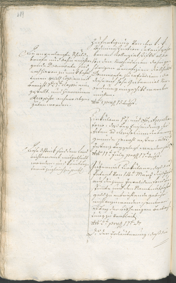 Civic Archives of Bozen-Bolzano - BOhisto Ratsprotokoll 1783/85 