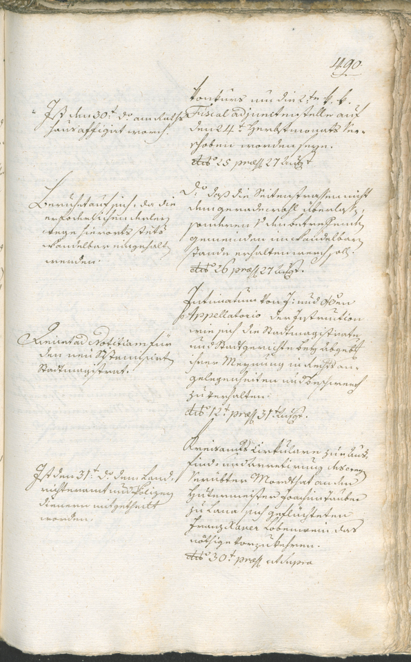 Civic Archives of Bozen-Bolzano - BOhisto Ratsprotokoll 1783/85 