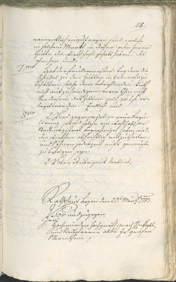 Civic Archives of Bozen-Bolzano - BOhisto Ratsprotokoll 1783/85 