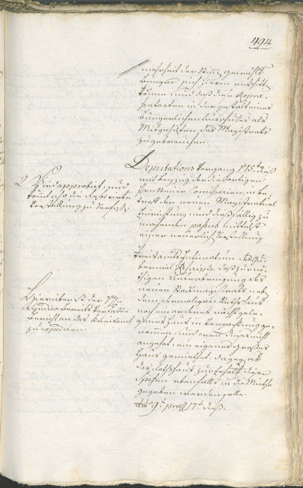 Stadtarchiv Bozen - BOhisto Ratsprotokoll 1783/85 