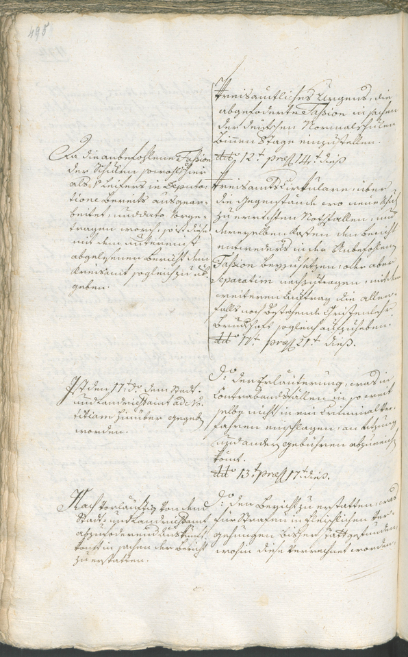 Civic Archives of Bozen-Bolzano - BOhisto Ratsprotokoll 1783/85 