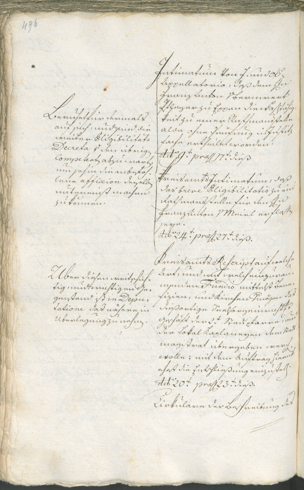 Stadtarchiv Bozen - BOhisto Ratsprotokoll 1783/85 