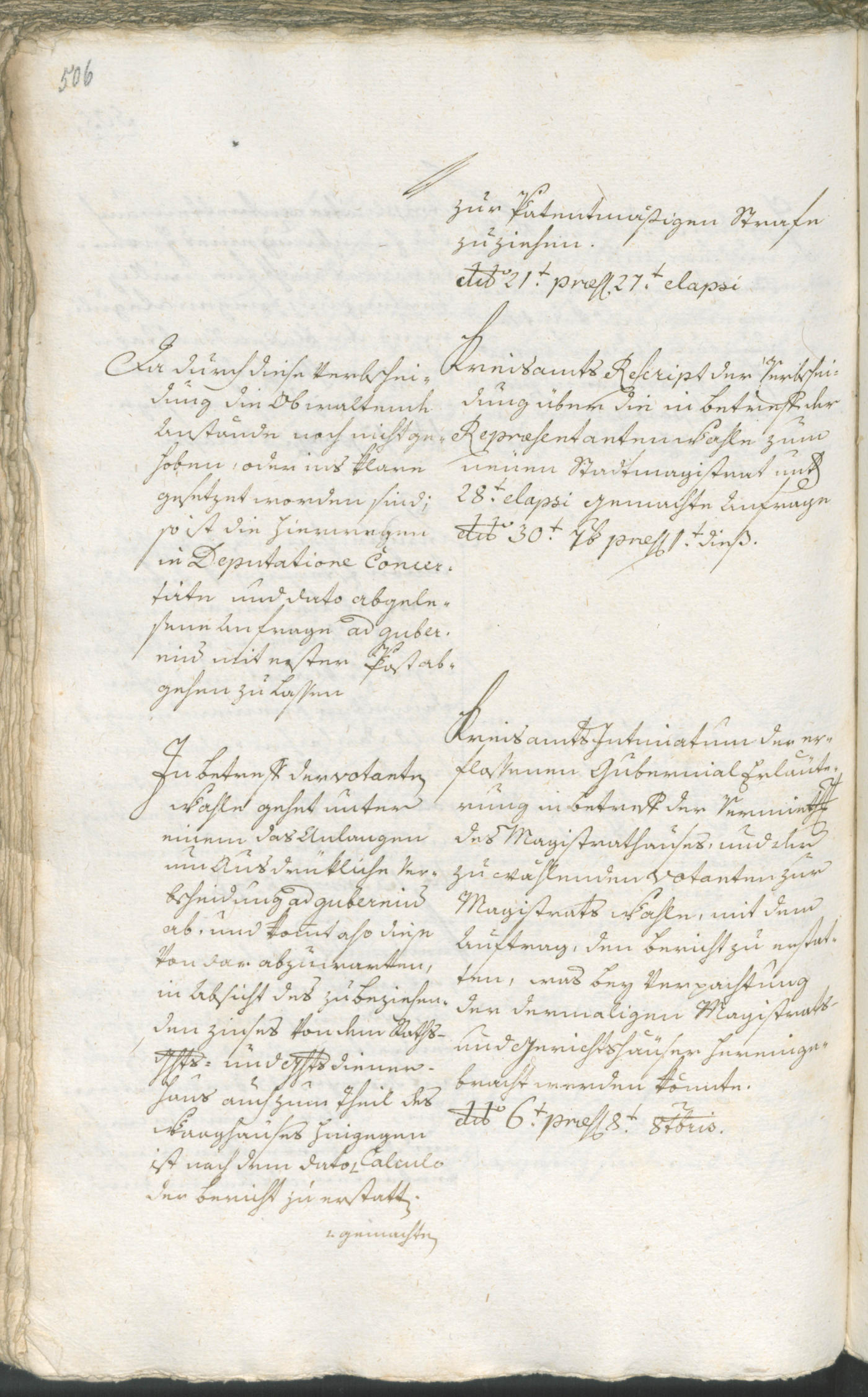 Stadtarchiv Bozen - BOhisto Ratsprotokoll 1783/85 