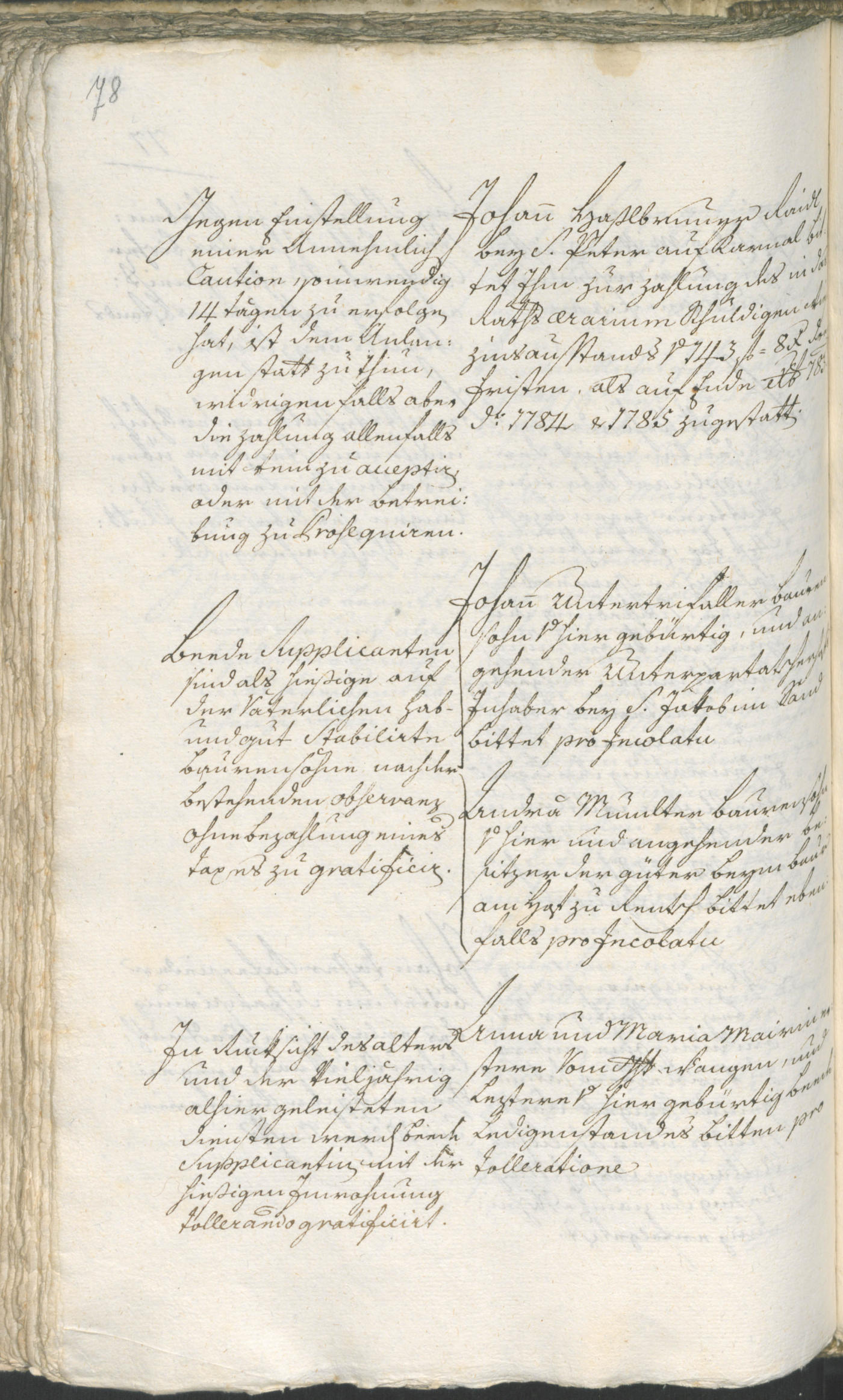 Stadtarchiv Bozen - BOhisto Ratsprotokoll 1783/85 