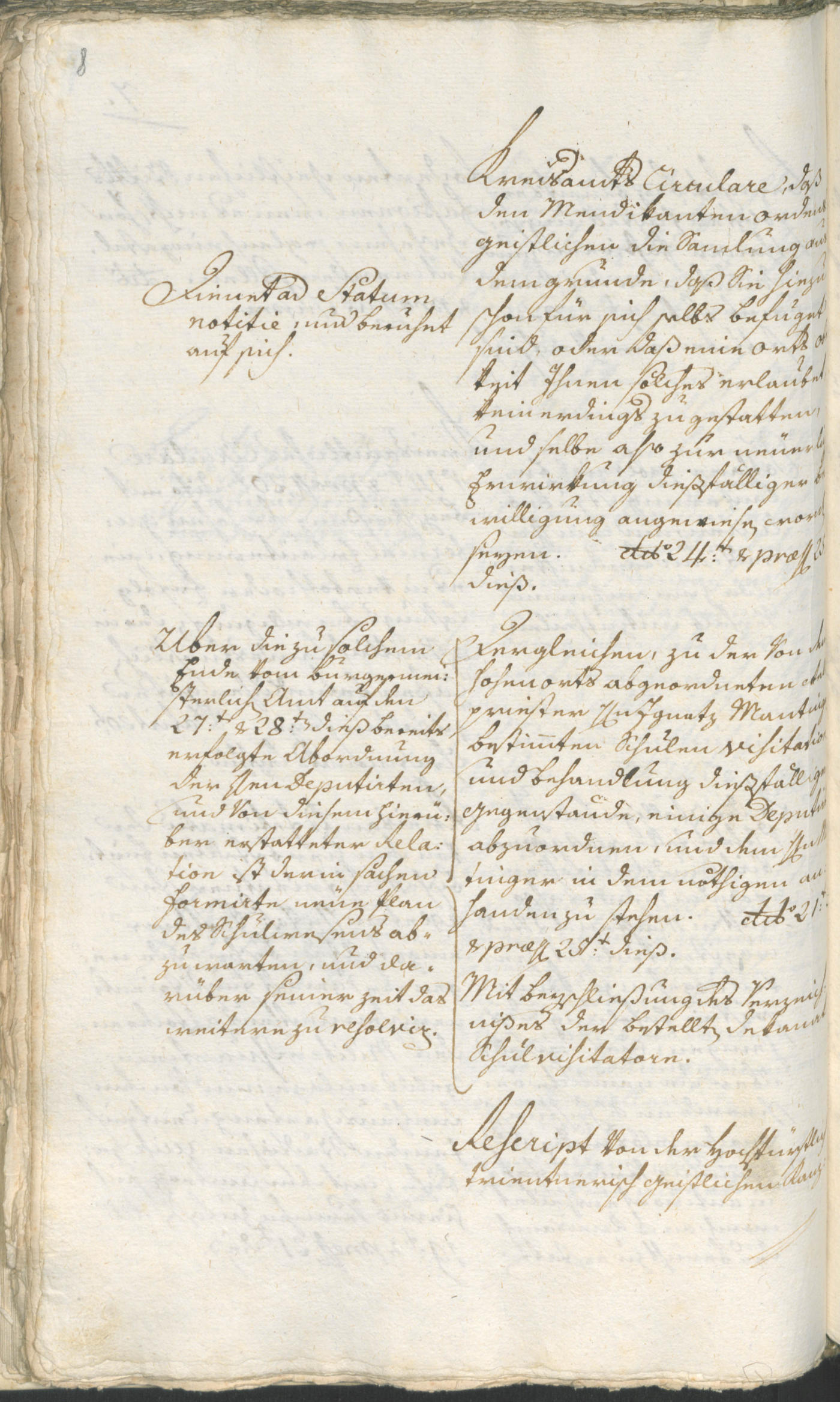 Civic Archives of Bozen-Bolzano - BOhisto Ratsprotokoll 1783/85 