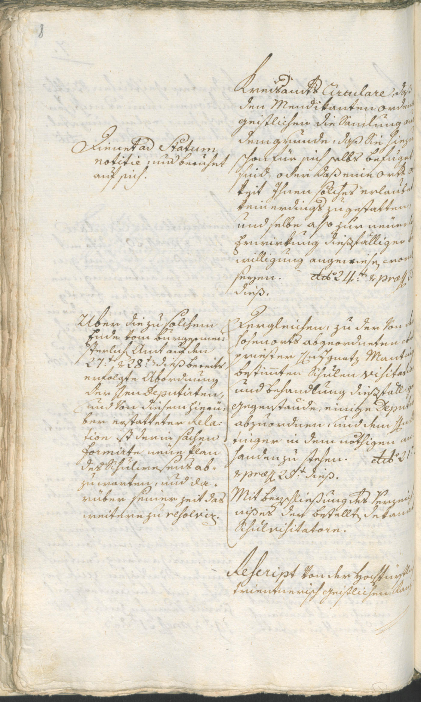 Archivio Storico della Città di Bolzano - BOhisto protocollo consiliare 1783/85 