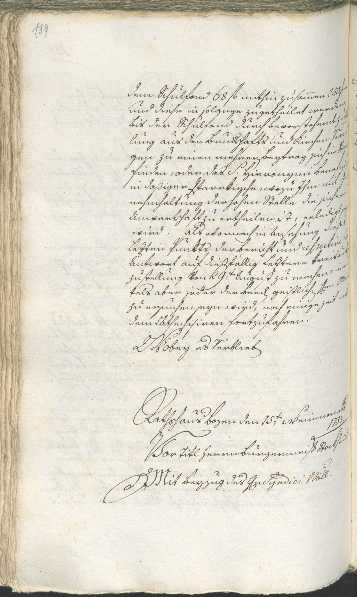 Civic Archives of Bozen-Bolzano - BOhisto Ratsprotokoll 1783/85 