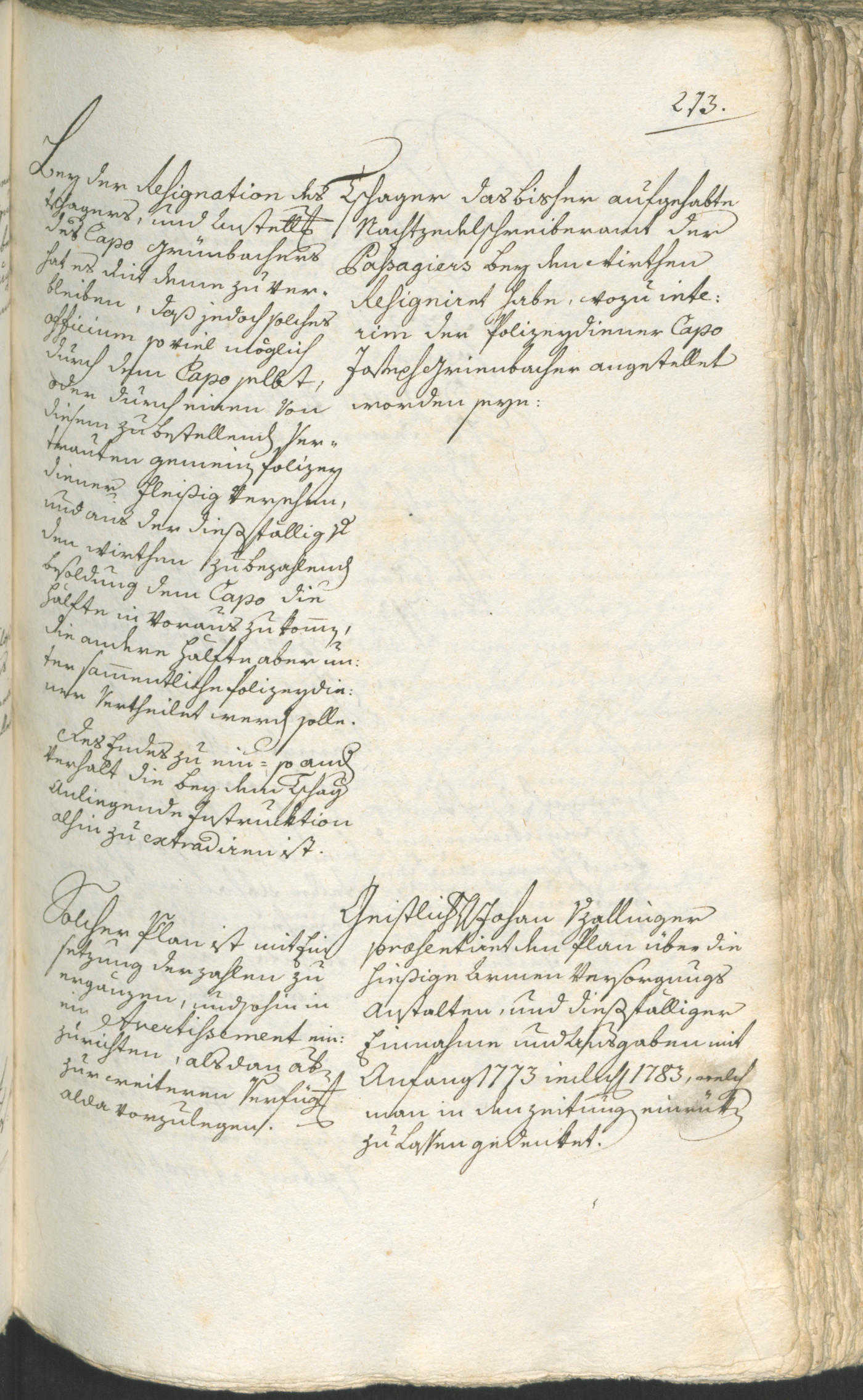 Civic Archives of Bozen-Bolzano - BOhisto Ratsprotokoll 1783/85 