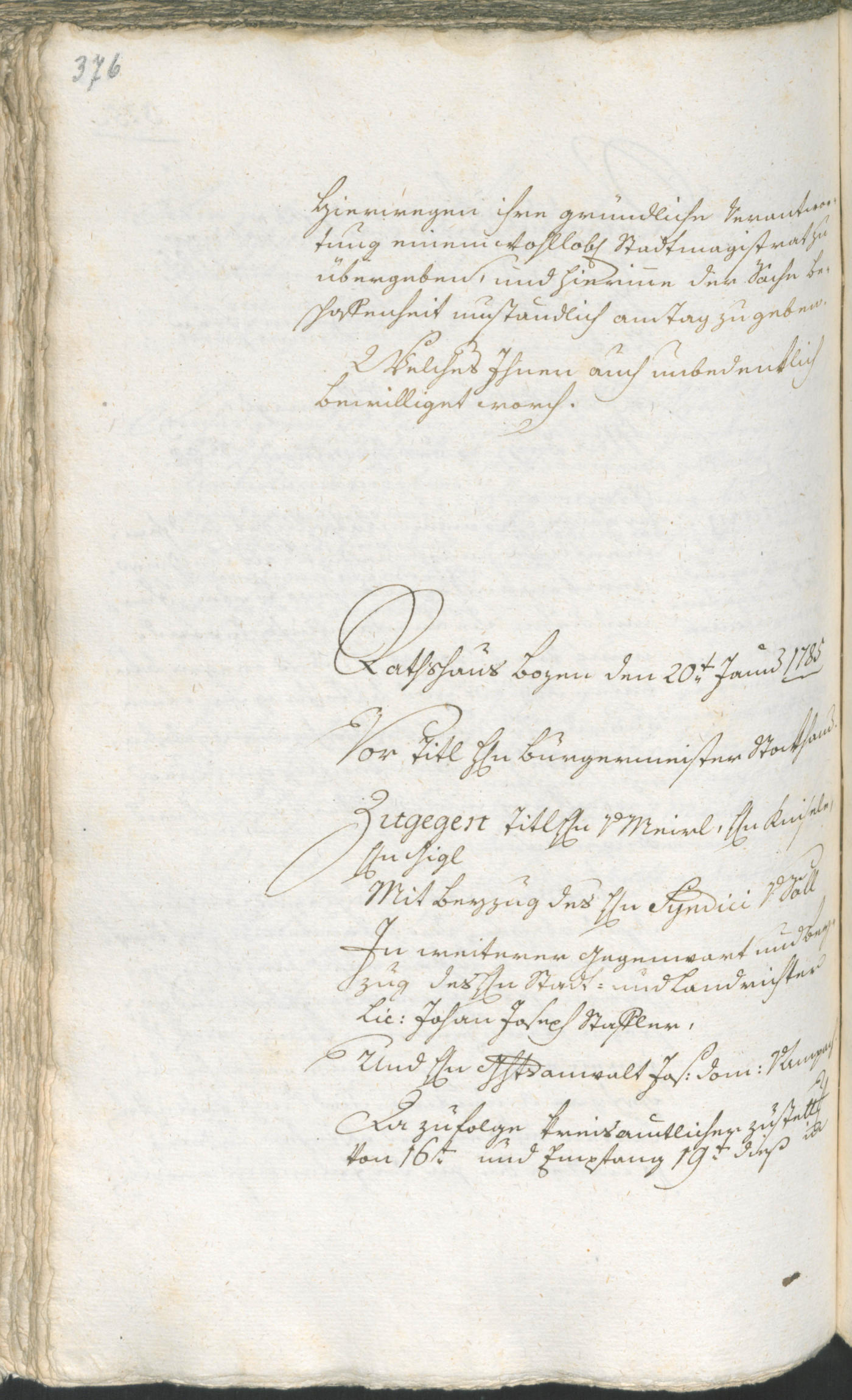 Civic Archives of Bozen-Bolzano - BOhisto Ratsprotokoll 1783/85 