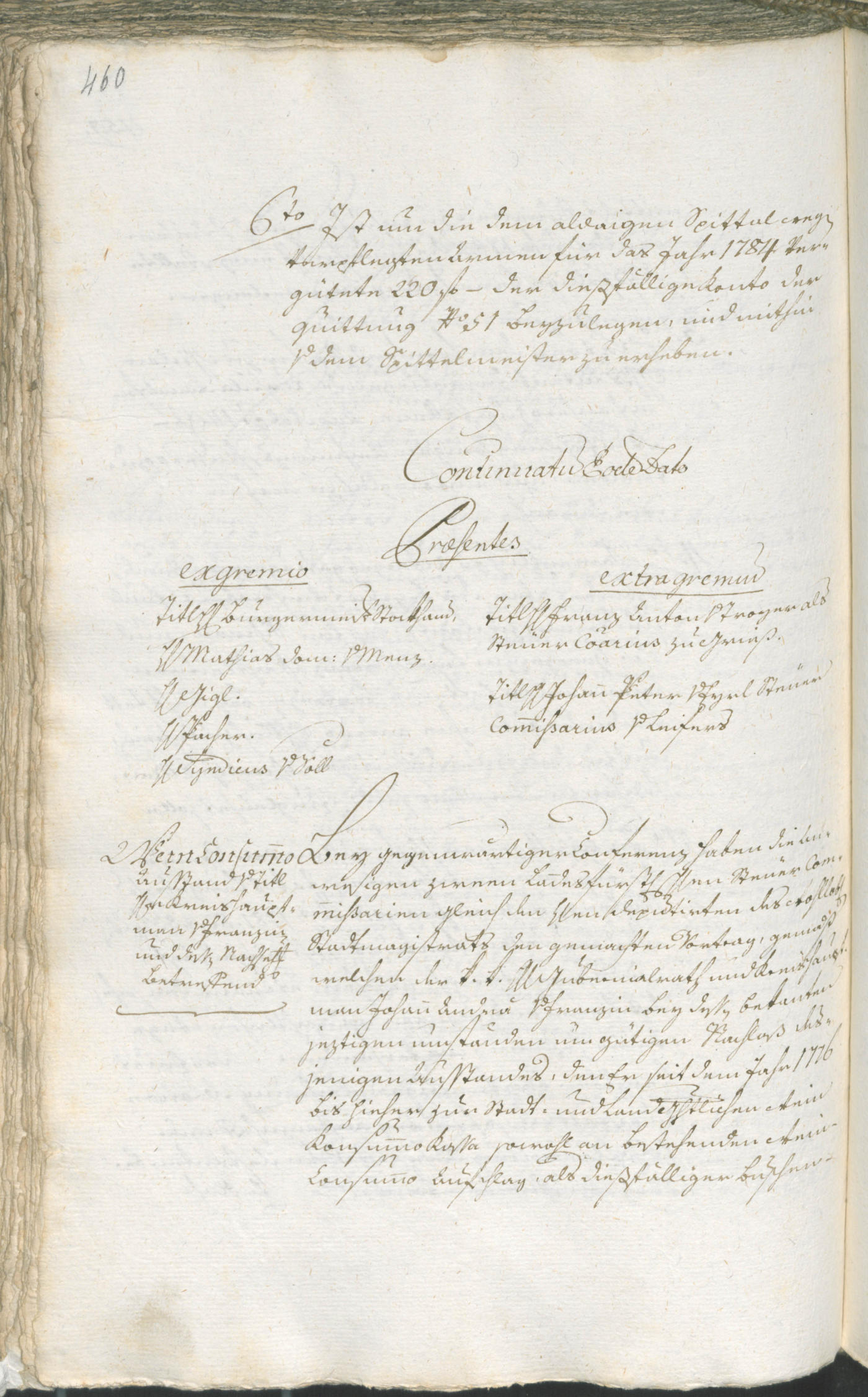 Civic Archives of Bozen-Bolzano - BOhisto Ratsprotokoll 1783/85 