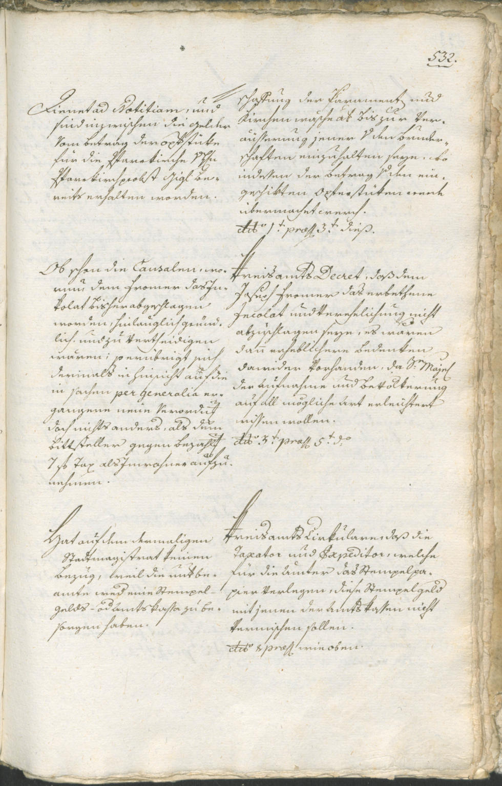 Civic Archives of Bozen-Bolzano - BOhisto Ratsprotokoll 1783/85 