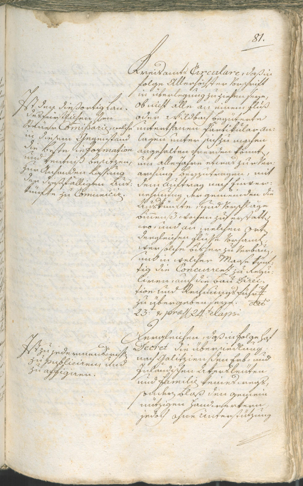 Stadtarchiv Bozen - BOhisto Ratsprotokoll 1783/85 