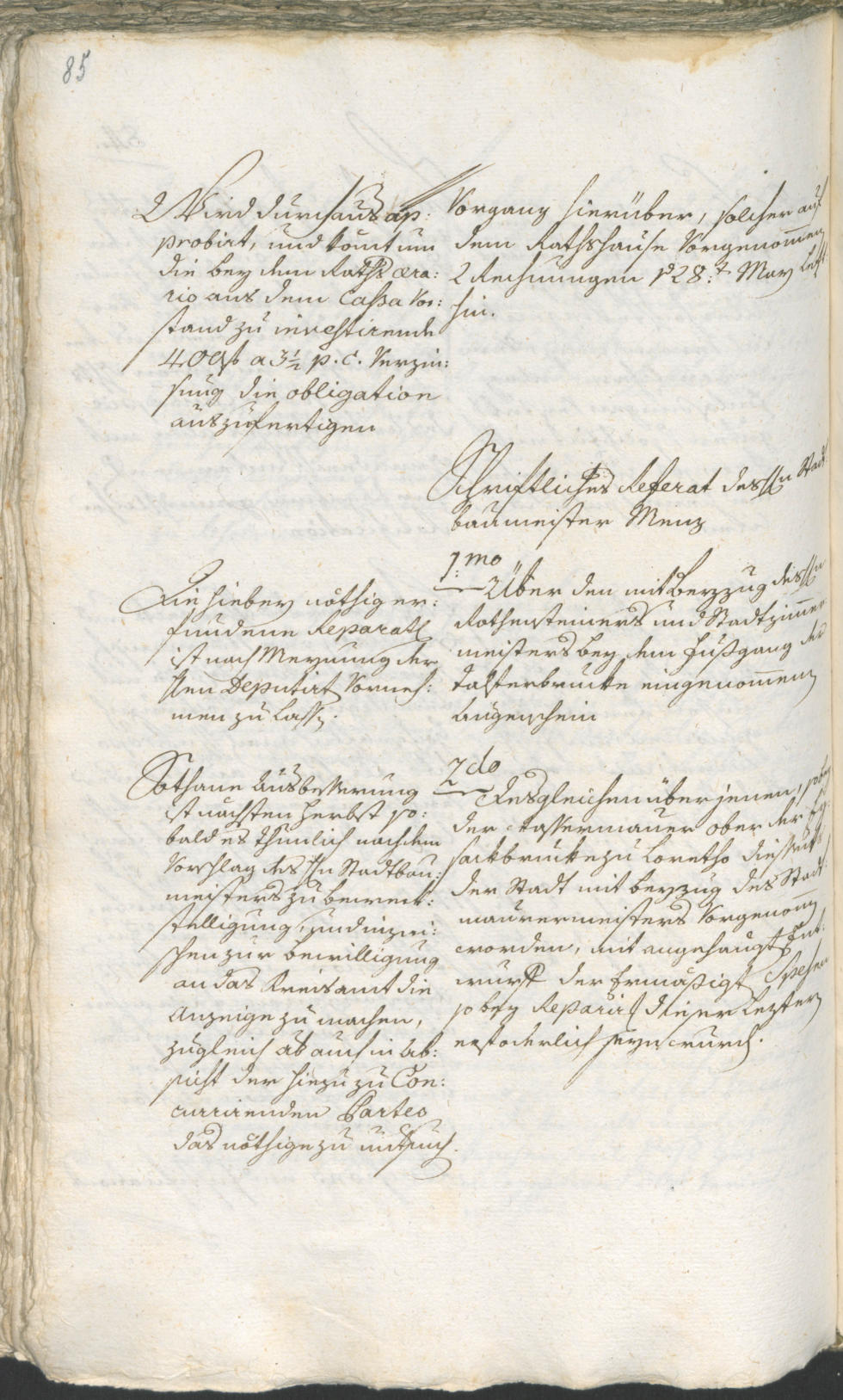 Stadtarchiv Bozen - BOhisto Ratsprotokoll 1783/85 