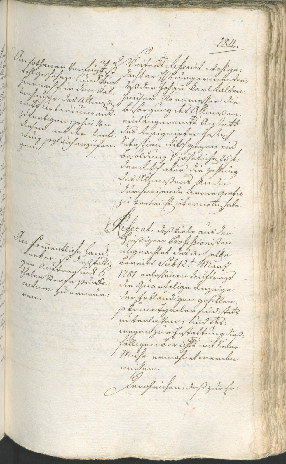 Civic Archives of Bozen-Bolzano - BOhisto Ratsprotokoll 1783/85 