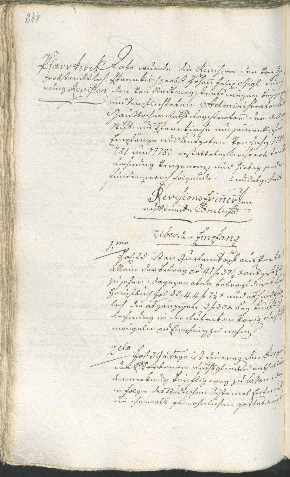 Civic Archives of Bozen-Bolzano - BOhisto Ratsprotokoll 1783/85 