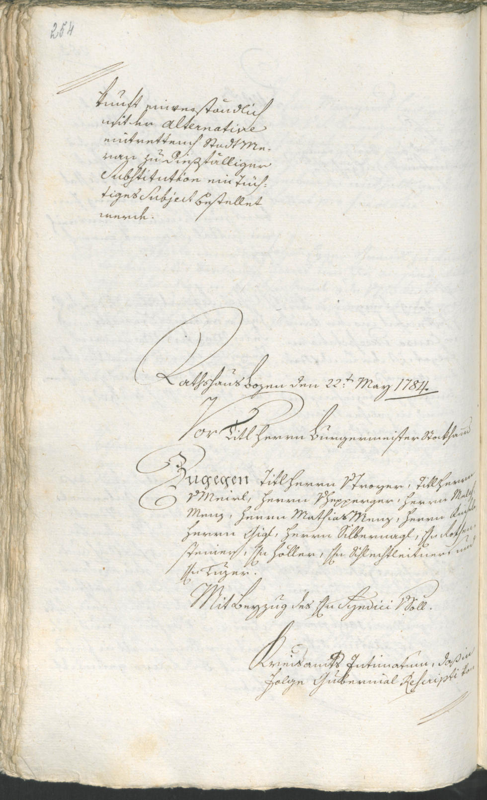 Civic Archives of Bozen-Bolzano - BOhisto Ratsprotokoll 1783/85 