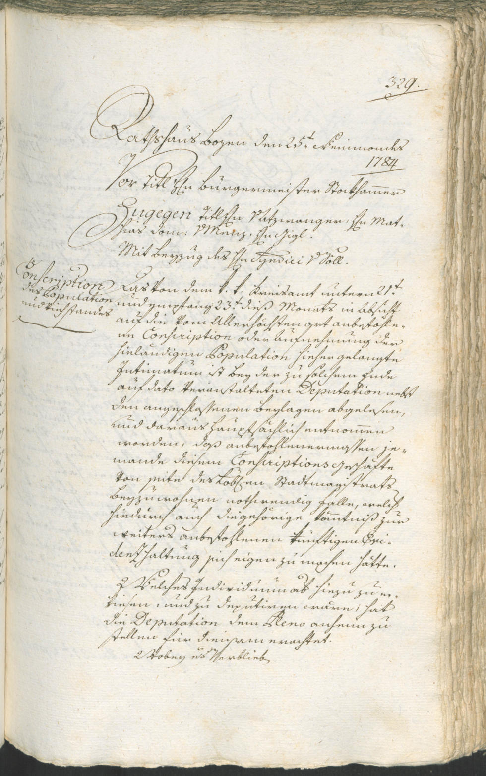 Civic Archives of Bozen-Bolzano - BOhisto Ratsprotokoll 1783/85 