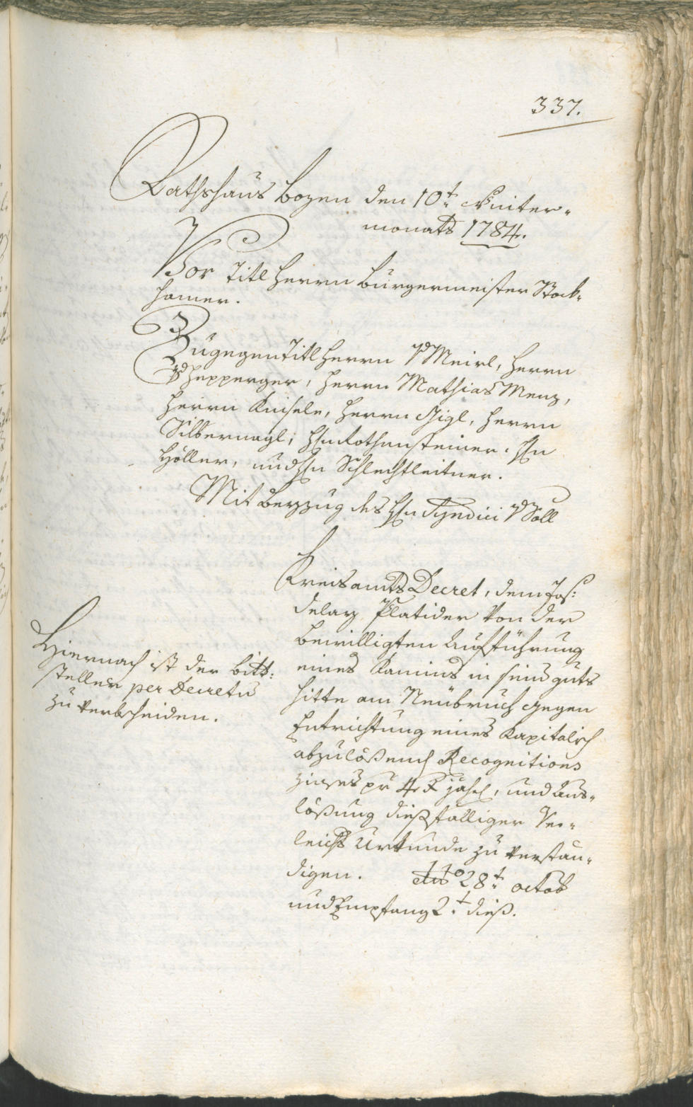 Civic Archives of Bozen-Bolzano - BOhisto Ratsprotokoll 1783/85 