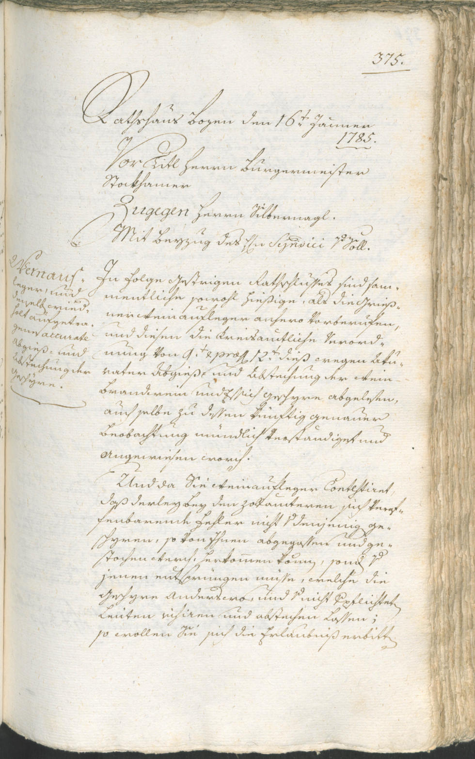 Archivio Storico della Città di Bolzano - BOhisto protocollo consiliare 1783/85 