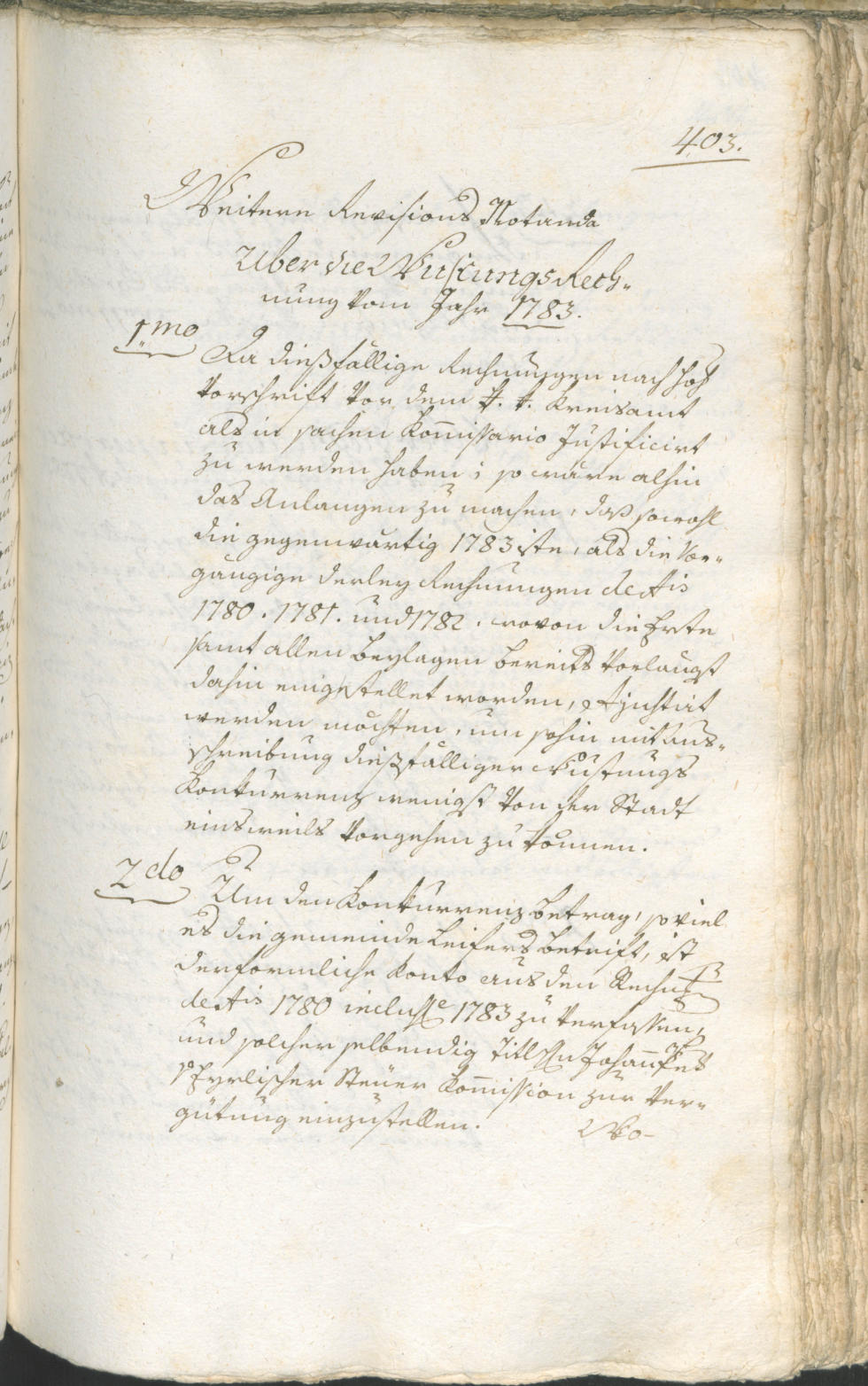 Civic Archives of Bozen-Bolzano - BOhisto Ratsprotokoll 1783/85 