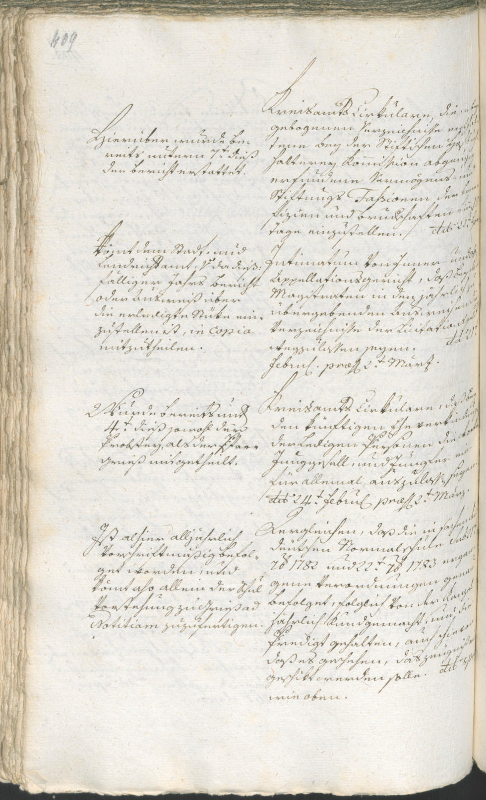 Civic Archives of Bozen-Bolzano - BOhisto Ratsprotokoll 1783/85 