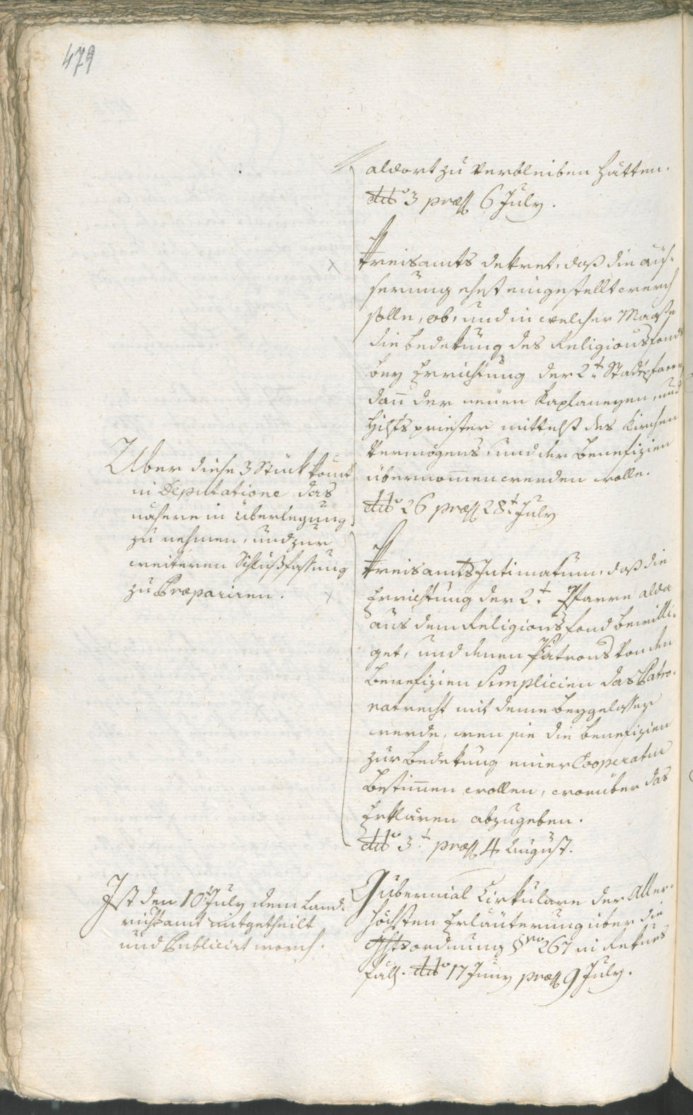Stadtarchiv Bozen - BOhisto Ratsprotokoll 1783/85 