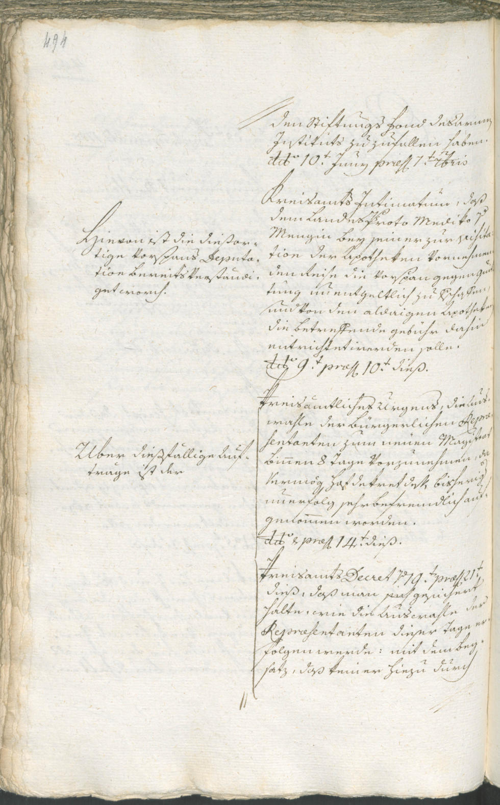 Civic Archives of Bozen-Bolzano - BOhisto Ratsprotokoll 1783/85 