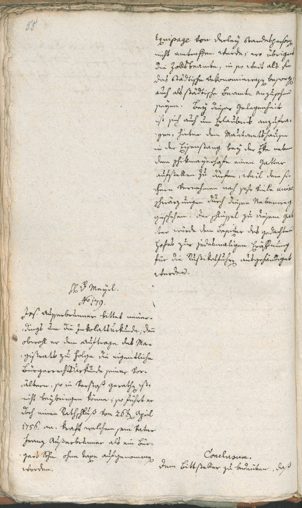 Civic Archives of Bozen-Bolzano - BOhisto Ratsprotokoll 1787 