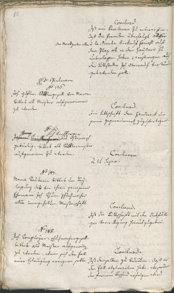 Civic Archives of Bozen-Bolzano - BOhisto Ratsprotokoll 1787 