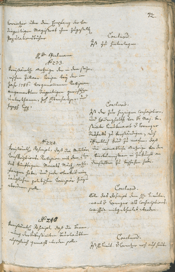 Civic Archives of Bozen-Bolzano - BOhisto Ratsprotokoll 1787 