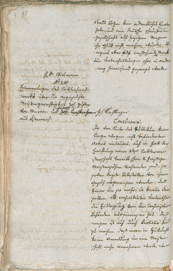 Civic Archives of Bozen-Bolzano - BOhisto Ratsprotokoll 1787 