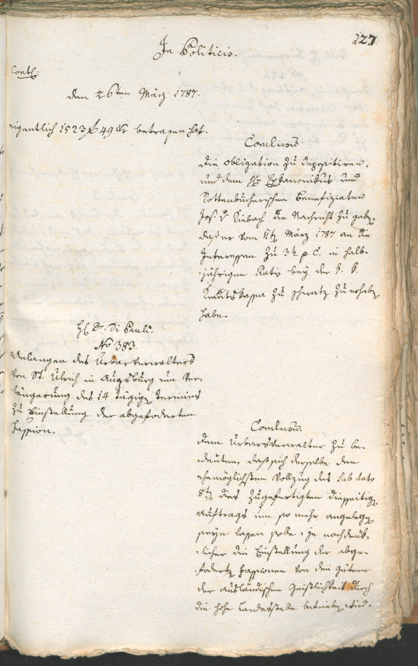 Civic Archives of Bozen-Bolzano - BOhisto Ratsprotokoll 1787 