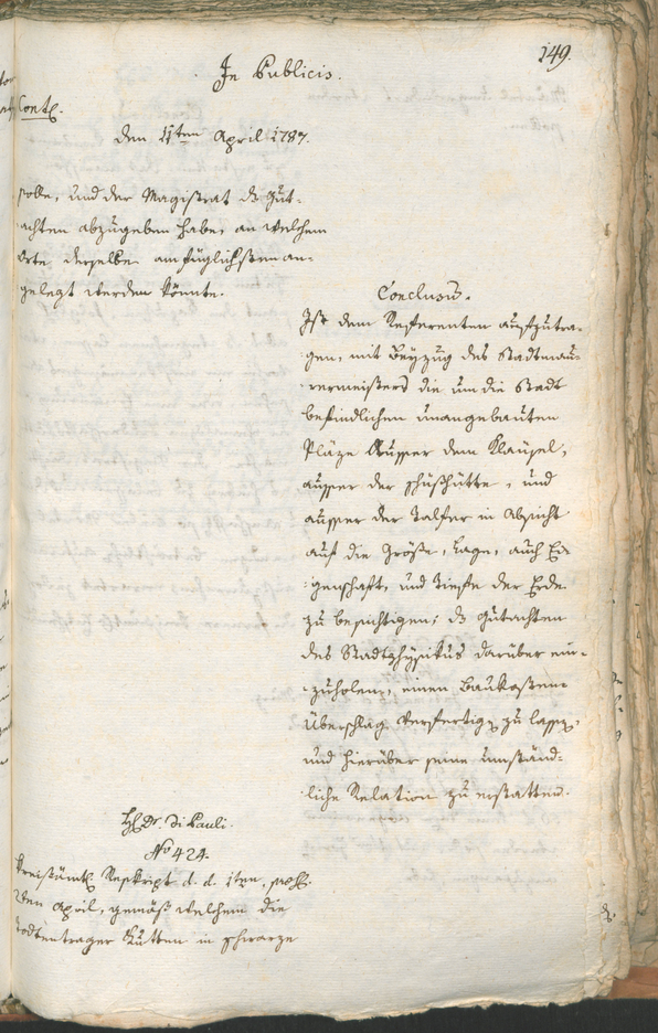 Civic Archives of Bozen-Bolzano - BOhisto Ratsprotokoll 1787 