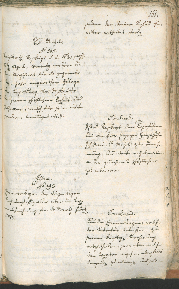 Civic Archives of Bozen-Bolzano - BOhisto Ratsprotokoll 1787 