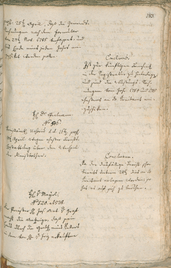 Civic Archives of Bozen-Bolzano - BOhisto Ratsprotokoll 1787 