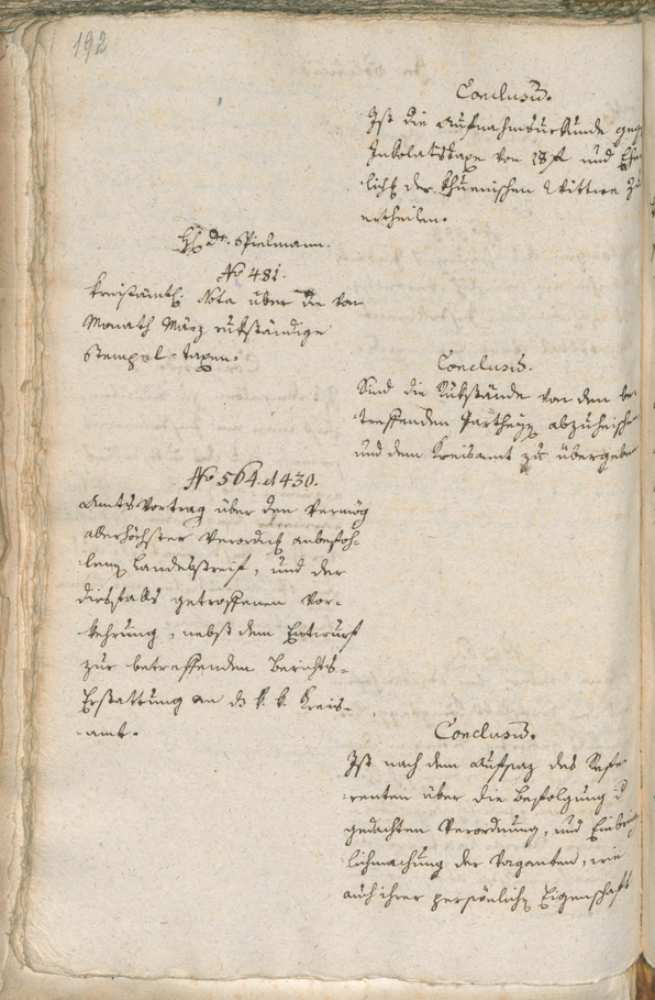 Civic Archives of Bozen-Bolzano - BOhisto Ratsprotokoll 1787 