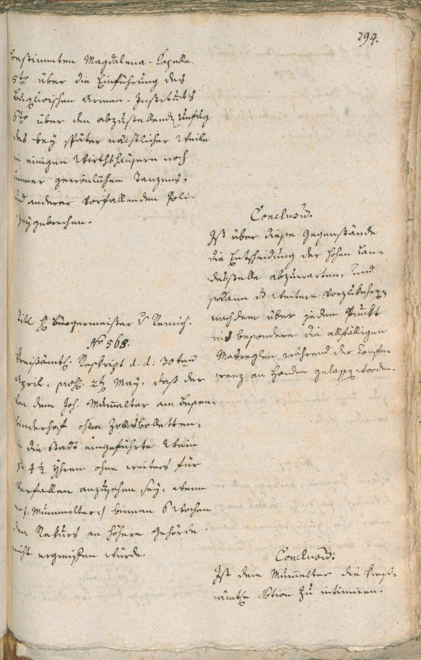 Civic Archives of Bozen-Bolzano - BOhisto Ratsprotokoll 1787 